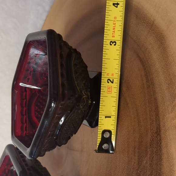 Vintage Avon Cape Cod Glass Ruby Red - Picture 3 of 3